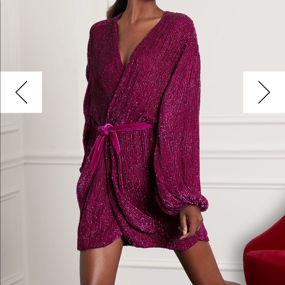 Retrofete "Gabrielle" wrap dress